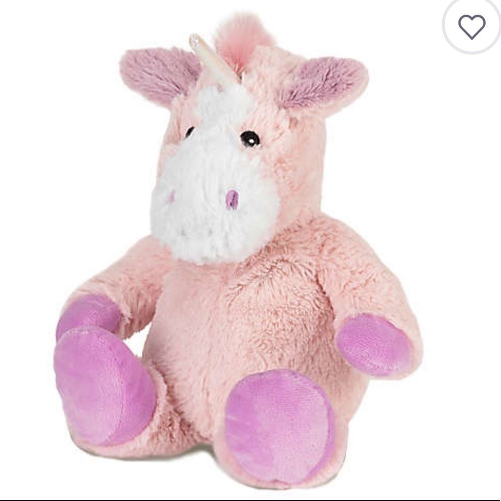 Warmies® Plush Unicorn in Pink - Picture 1 of 5